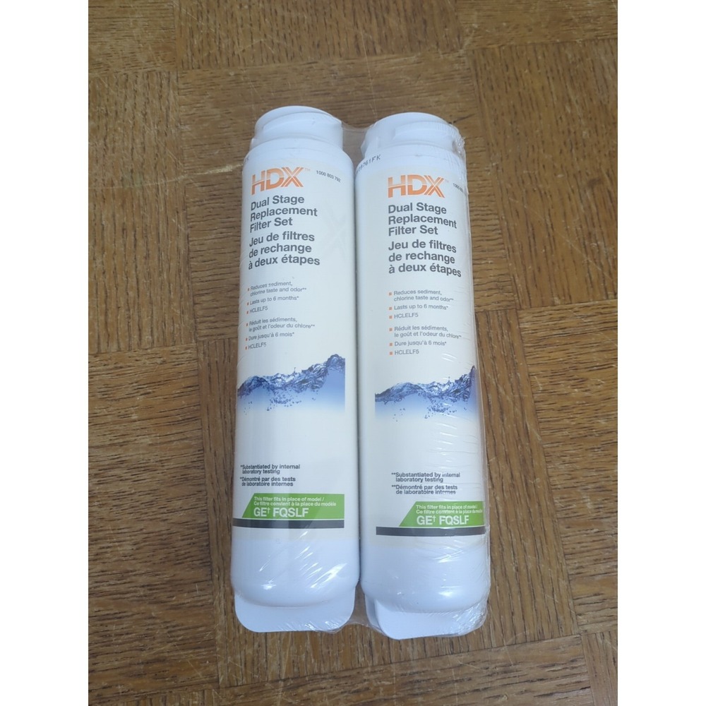 HDX GE SmartWater Replacement Filter‎ Cartridge FQSLF- 2pk Brand New